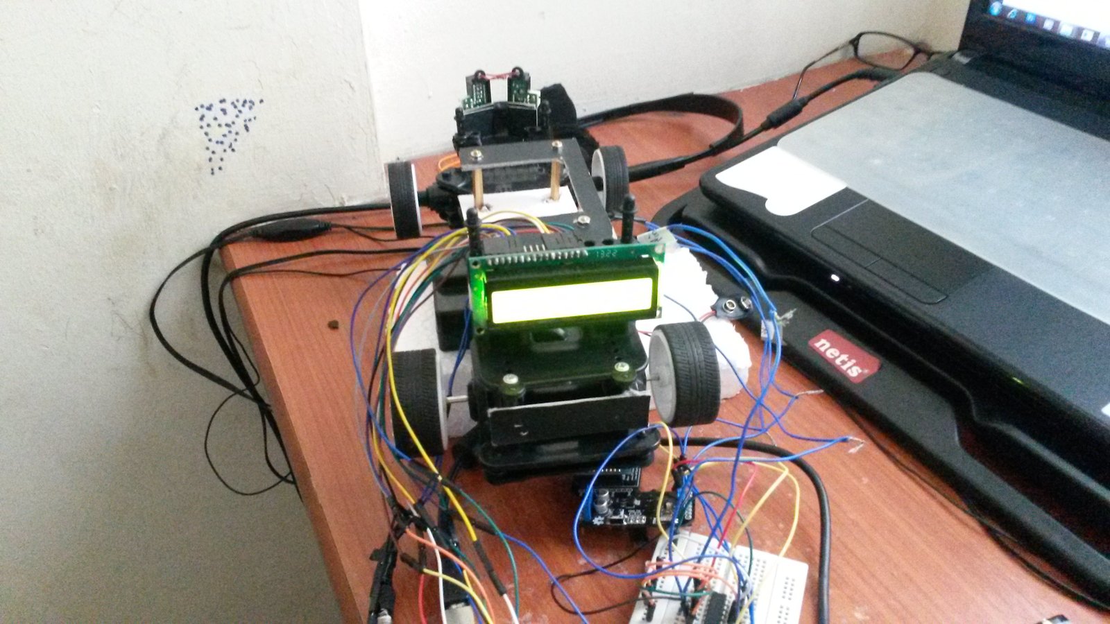 Early design stage of robot prototype