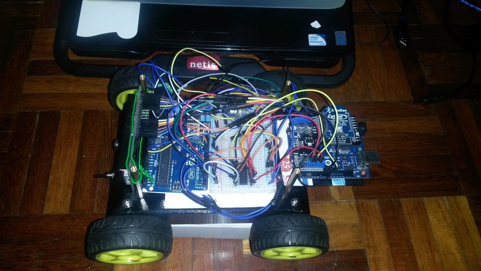 Testing Stage of robot prototype