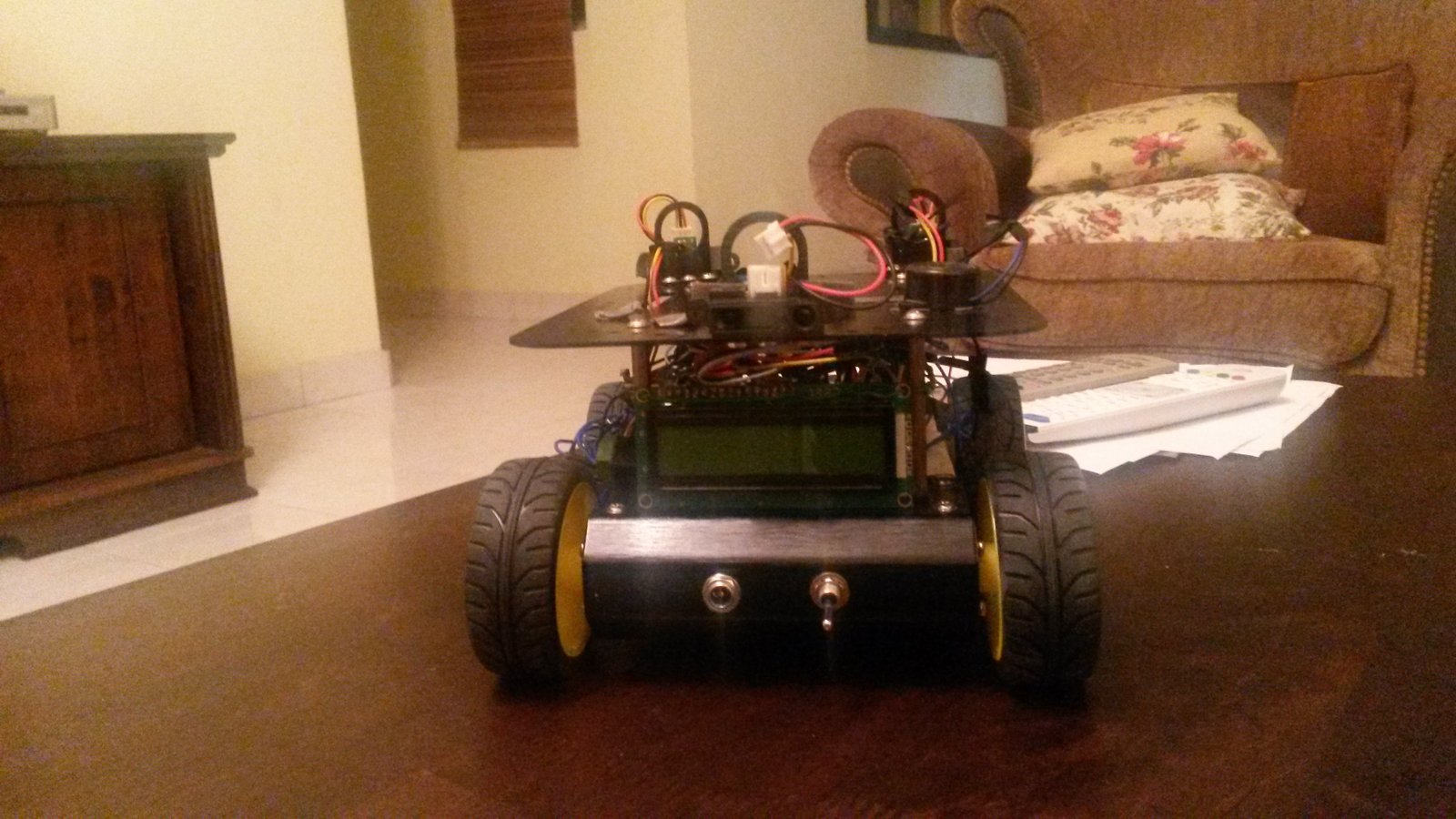 Fully assembled robot prototype