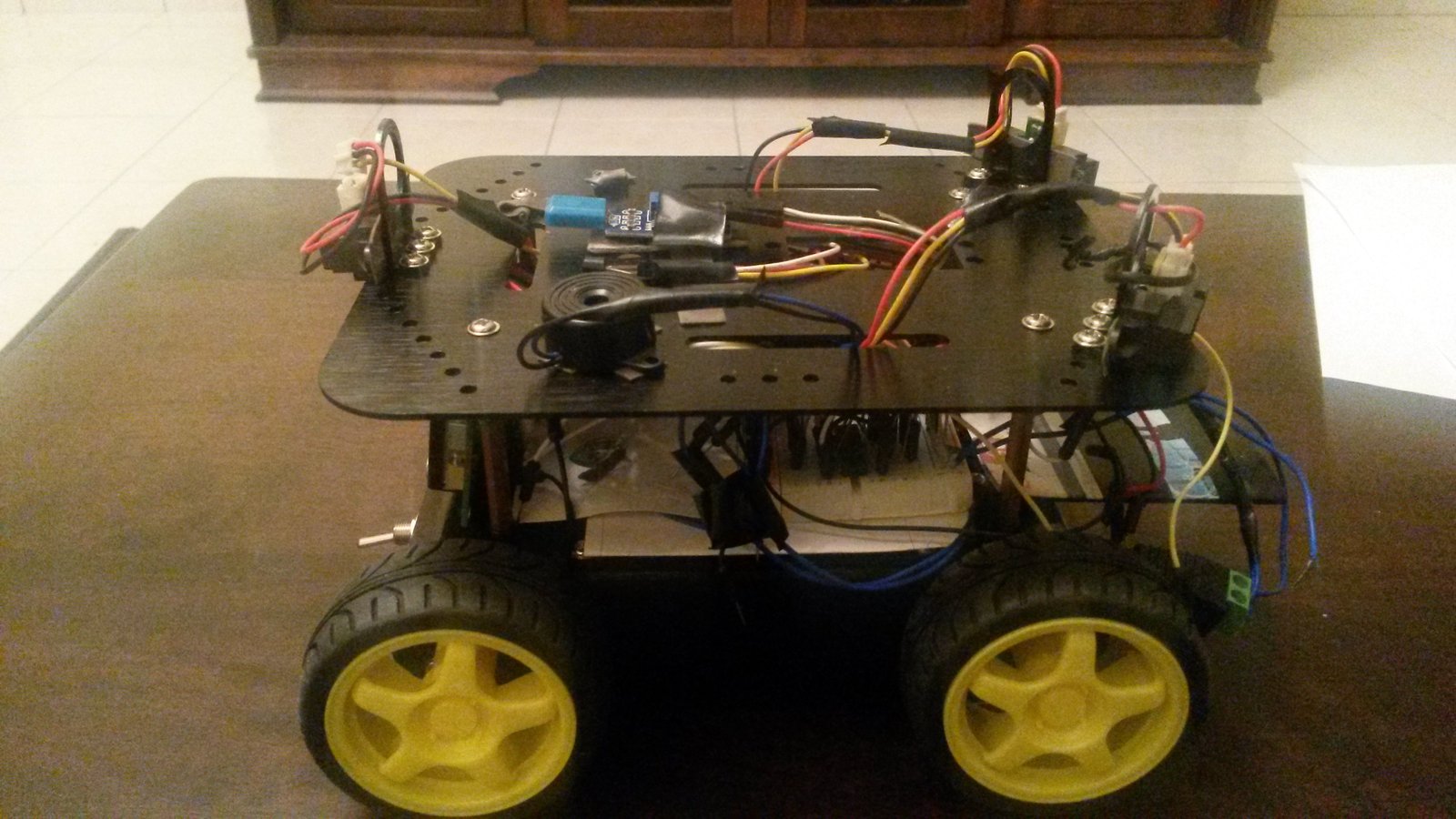 Fully assembled robot prototype